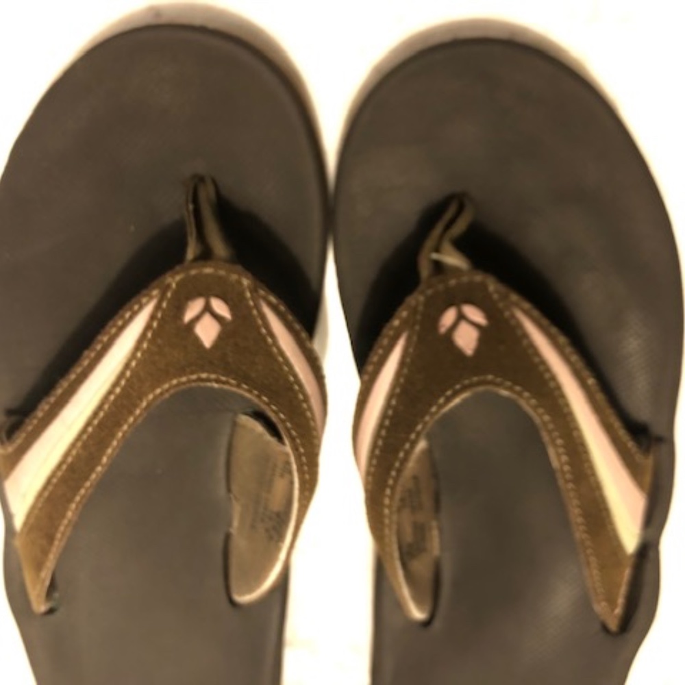 REEFS- BROWN FAUX LEATHER- UPPER SANDAL
